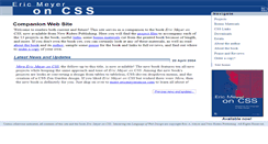 Desktop Screenshot of ericmeyeroncss.com