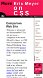 Mobile Screenshot of more.ericmeyeroncss.com